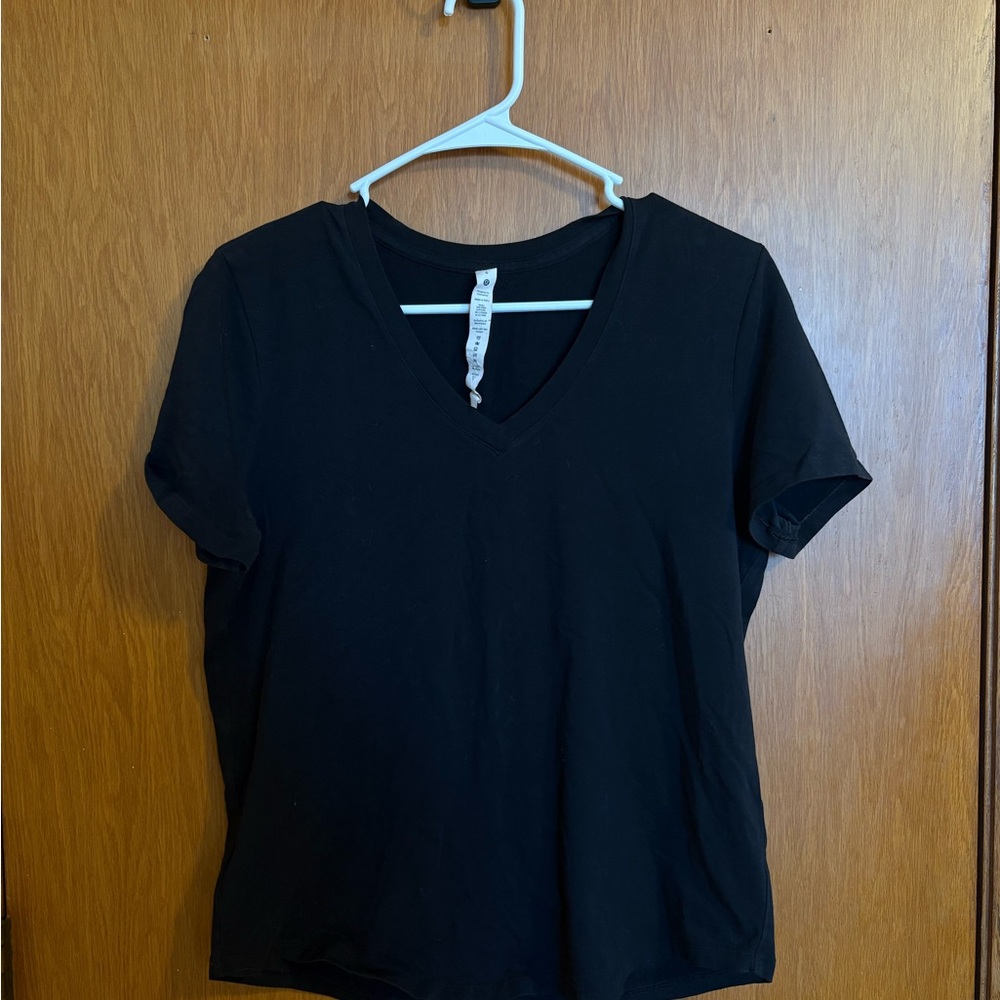 Black V-Neck Women's Lululemon T-Shirt